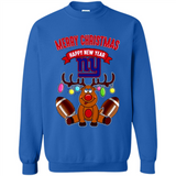 New York Giants NFL Reindeer Funny Merry Christmas And Happy New Year
