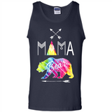 Mama Bear Shirt Tie Dye Family Vacation & Camping Tee - Tank Top