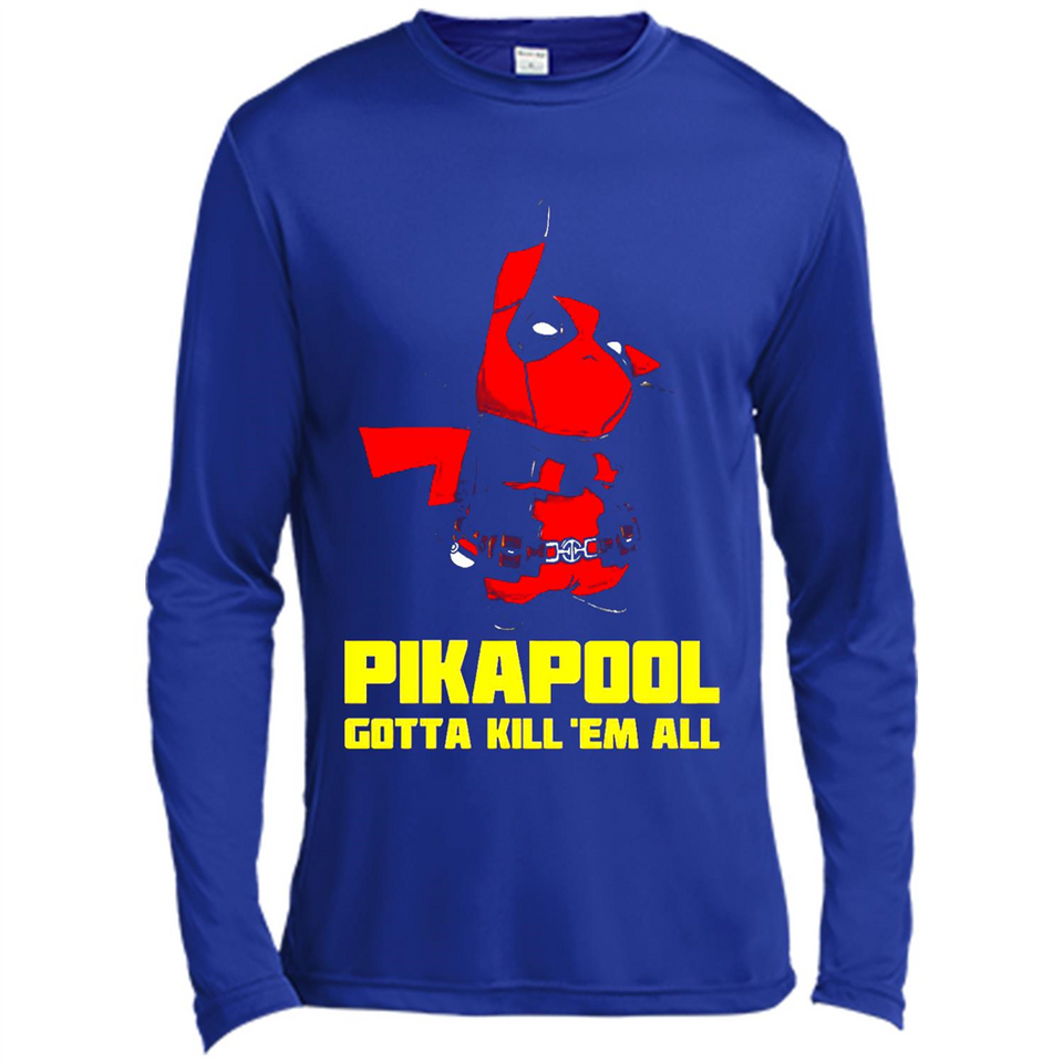 Pikapool Gotta Kill Them All Shirt PINGPONG - Canvas Long Sleeve T-Shirt