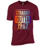 Retro Straight Outta 1967 51 Years Old - Premium Short Sleeve T-Shirt