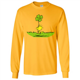 Snoopy Woodstock Shamrock - Long Sleeve T-Shirt