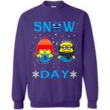 Snow Day Shirt For Charlotte Hornets Vs Minion Fans pingpong