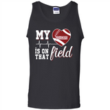 Washington State Cougars Football My Heart is on that Field - Tank Top