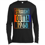 Retro Straight Outta 1968 50 Years Old - Canvas Long Sleeve T-Shirt
