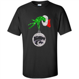 Amazing Kansas State Wildcats Glitter Grinch Monogram Ornament Christmas Gift - Shirt