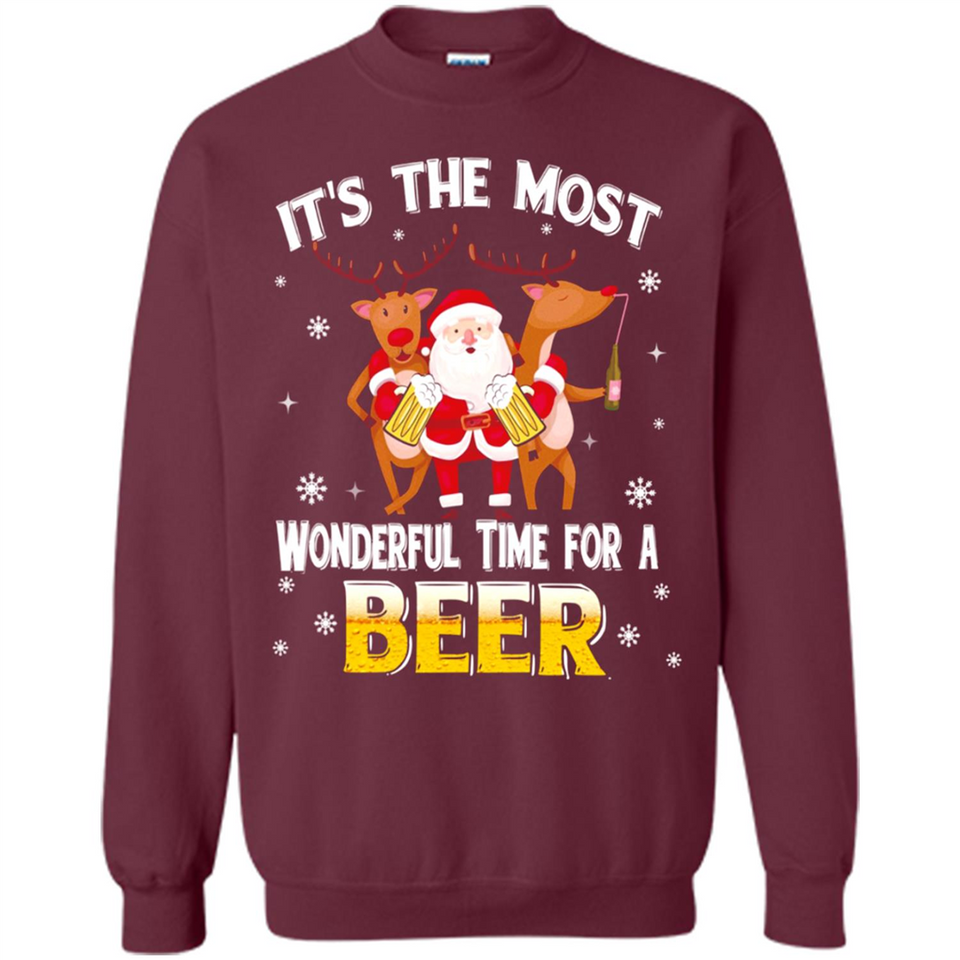 Its The Most Wonderful Time for a Beer - Sweatshirt