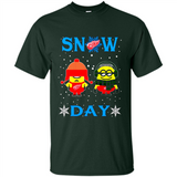 Snow Day Shirt For Detroit Red Wings Vs Minion Fans pingpong