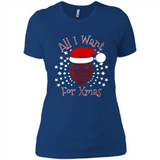 Obama All I Want For Xmas T Shirt PINGPONG - Ladies' Boyfriend T-Shirt