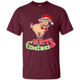 Christmas Merry Goatmas Goat Shirt Santa Hat - Shirt