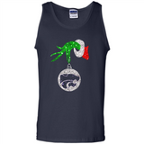 Amazing Kansas State Wildcats Glitter Grinch Monogram Ornament Christmas Gift - Tank Top