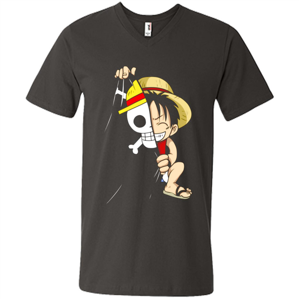 Luffy Flag One Piece - Men's V-Neck