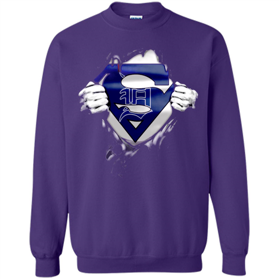 Detroit Tigers And Superman Fans - Sweatshirt