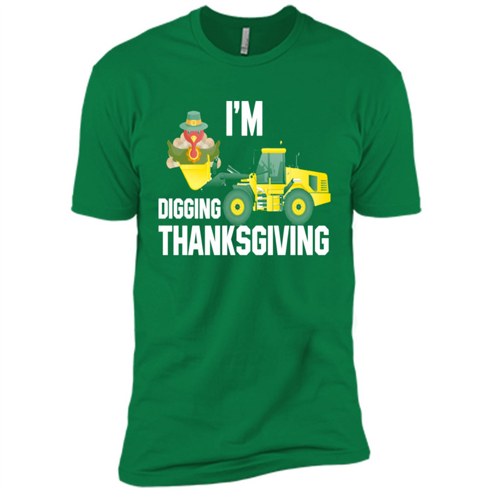 I'm Digging Thanksgiving Cute Turkey Tractor