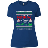 Funny Ugly Christmas T-Shirt Gift for Mechanic - Ladies' Boyfriend T-Shirt