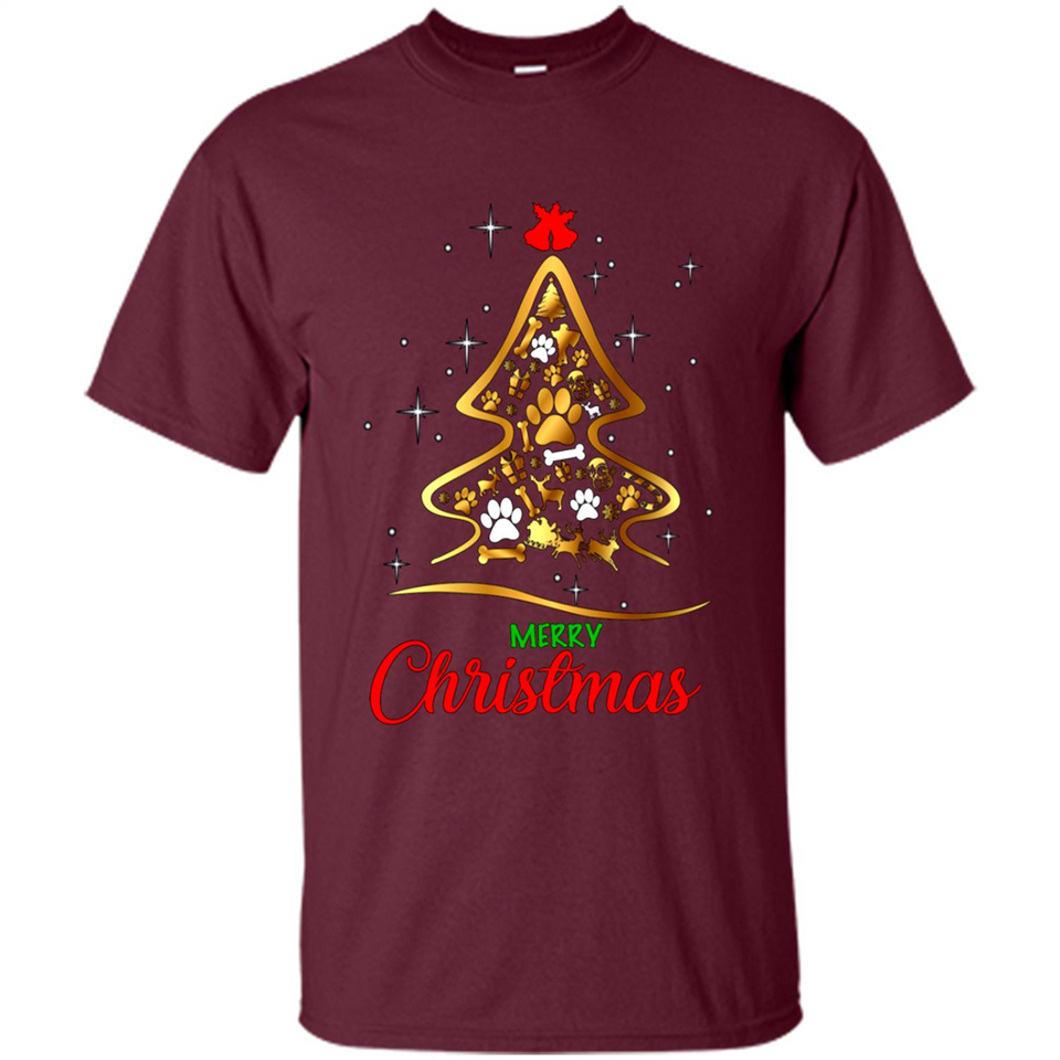 Merry Christmas Dogs Christmas Tree PING PONG