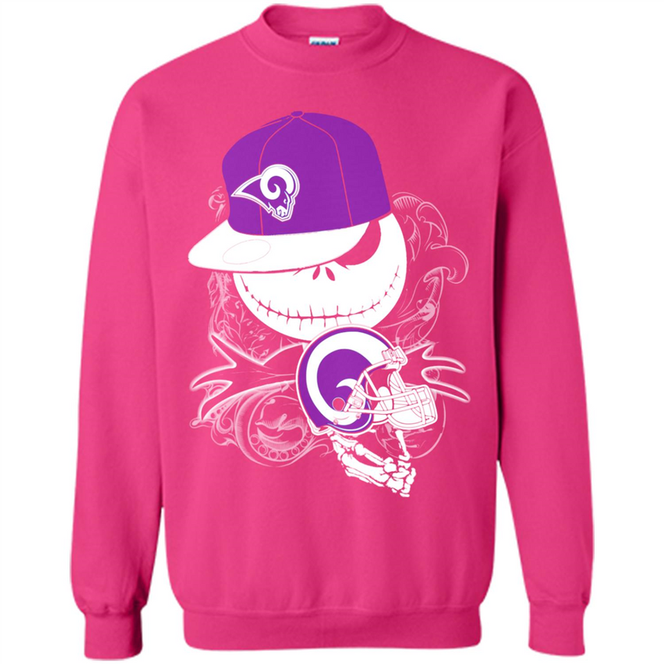 Jack Skellington The Nightmare Before Christmas-Rams Football - Sweatshirt