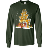Tiger Christmas Tree Funny Merry Christmas - Long Sleeve T-Shirt