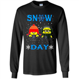 Snow Day Shirt For Detroit Tigers Vs Minion Fans pingpong