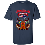 New England Patriots NFL Reindeer Funny Merry Christmas And Happy New Year