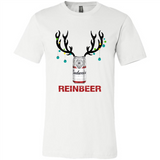 Budweiser Reinbeer Funny Beer Reindeer Christmas Sweatshirt - Canvas Unisex T-Shirt