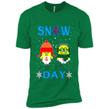 Snow Day Shirt For Houston Rockets Vs Minion Fans pingpong