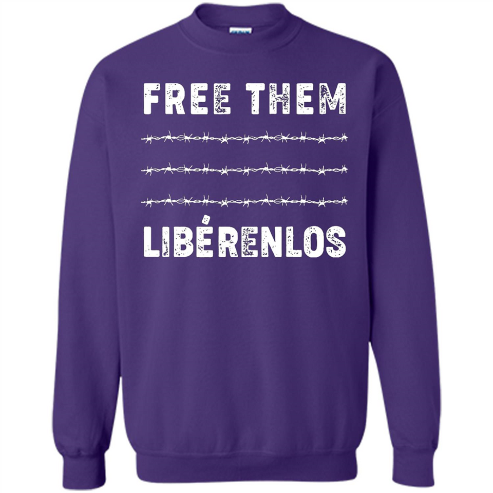 Peaceful Communities- Free Them Liberenlos Shirt PINGPONG - Sweatshirt