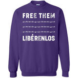 Peaceful Communities- Free Them Liberenlos Shirt PINGPONG - Sweatshirt