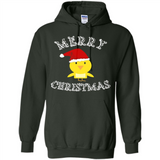Bird Santa Merry Christmas T-Shirt - Birds Watchers Xmas - Hoodie