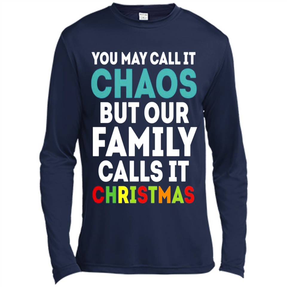 Chaos Family Calls It Christmas - Canvas Long Sleeve T-Shirt
