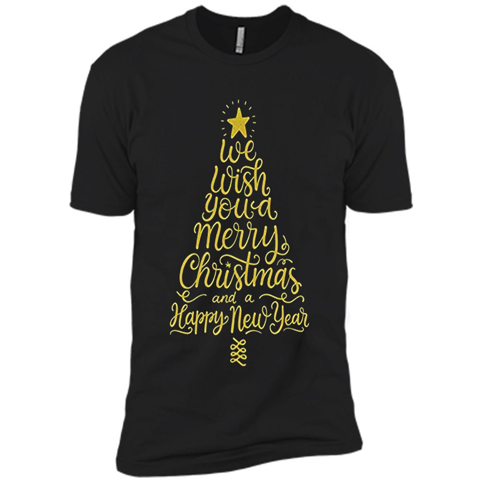 Christmas Tree T-Shirt Funny Mery Christmas Gift Idea - Premium Short Sleeve T-Shirt