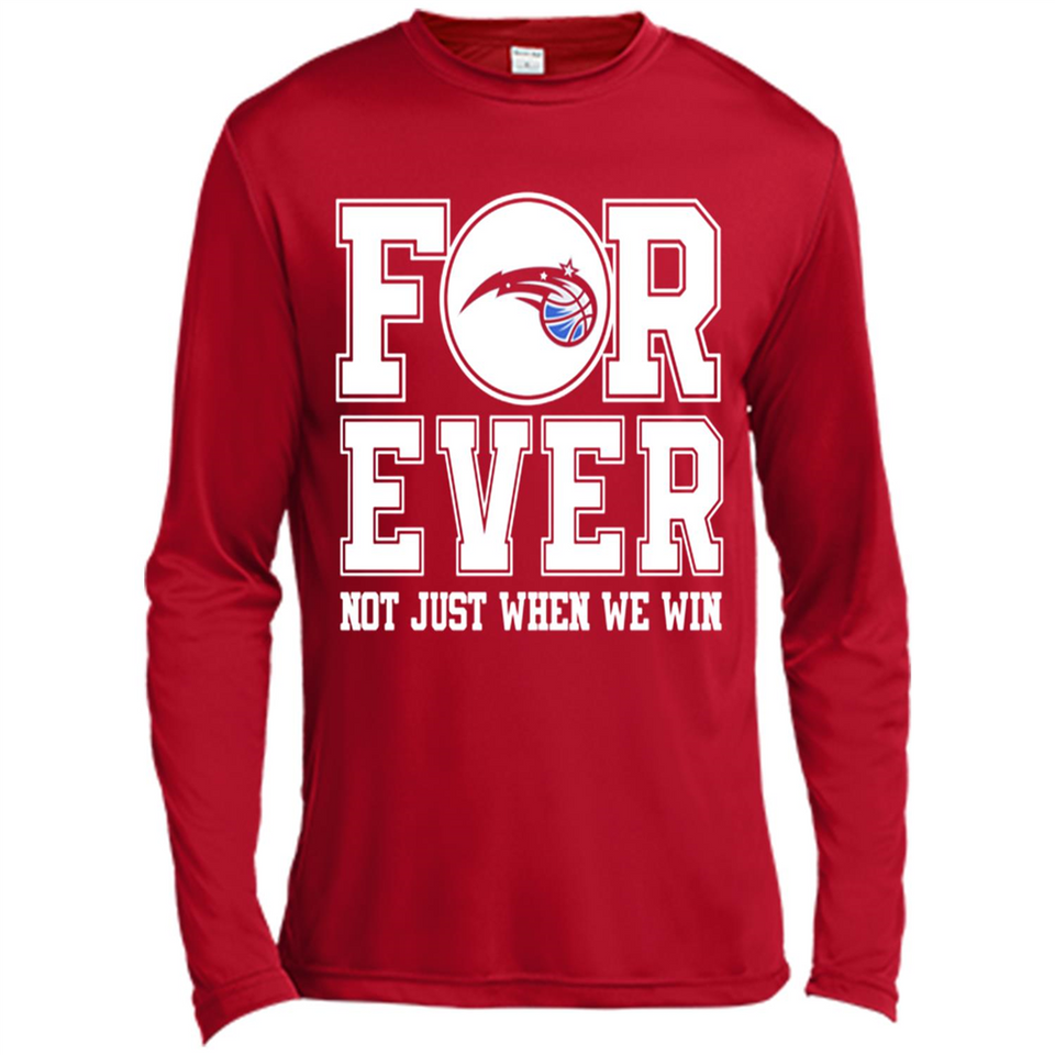 Orlando Magic Forever For ever not just when we win - Canvas Long Sleeve T-Shirt