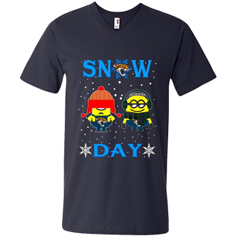 Snow Day Shirt For Jacksonville Jaguars Vs Minion Fans pingpong