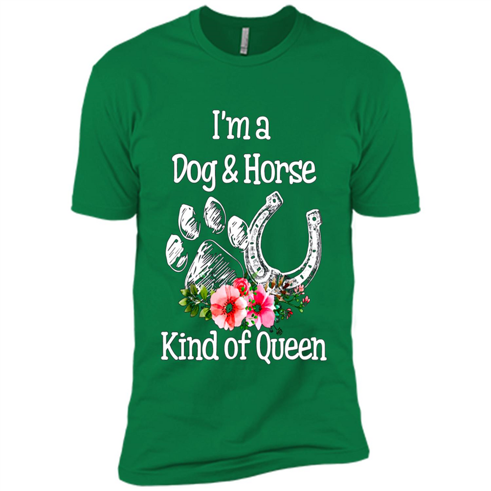 I'm A Dog & Horse Shirt Animal Lover Gift