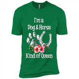 I'm A Dog & Horse Shirt Animal Lover Gift