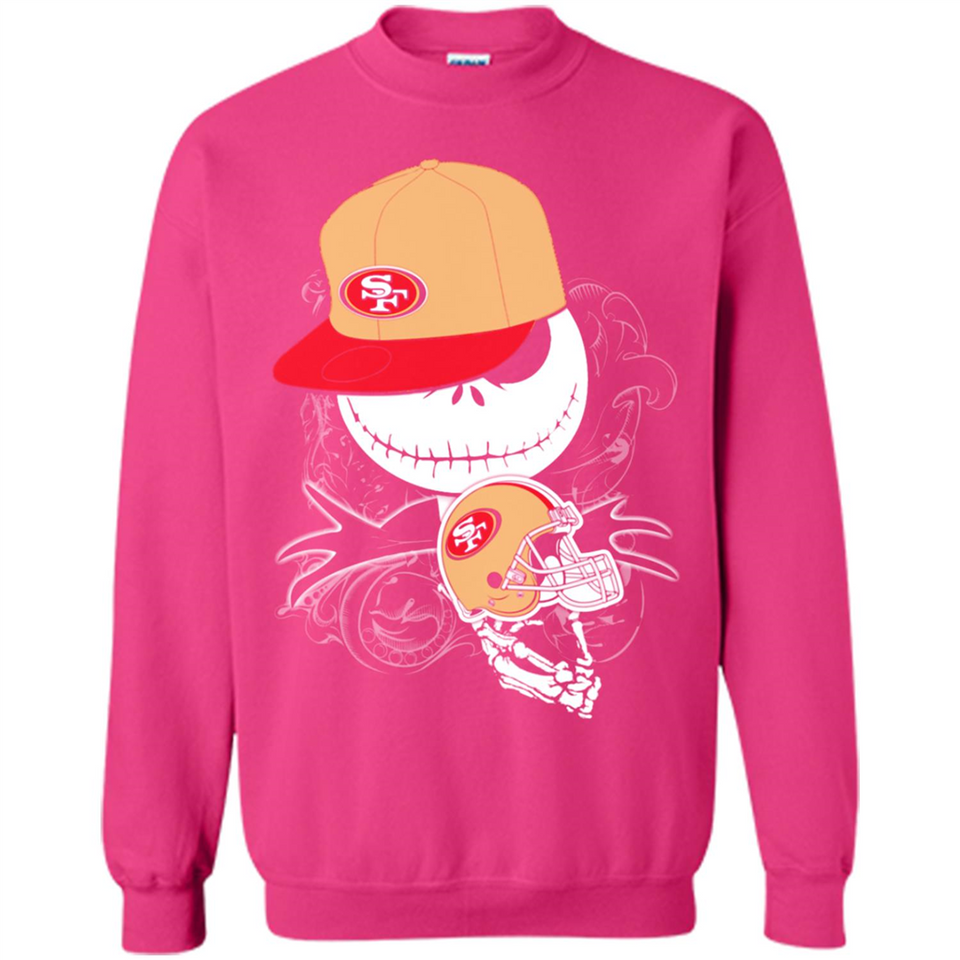 Jack Skellington The Nightmare Before Christmas-49ers Football - Sweatshirt