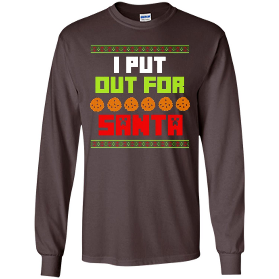 Cookies Out For Santa Christmas - Long Sleeve T-Shirt