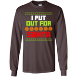 Cookies Out For Santa Christmas - Long Sleeve T-Shirt
