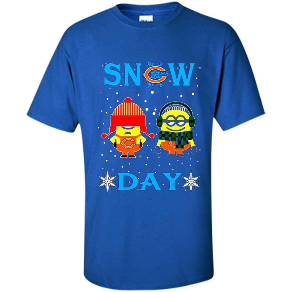 Snow Day Shirt For Chicago Bears Vs Minion Fans pingpong