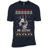 Mr Slothy Christma - Premium Short Sleeve T-Shirt