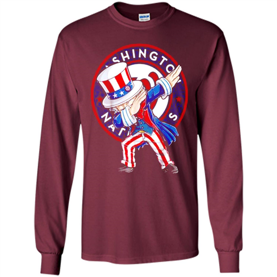 MLB WASHINGTON NATIONALS UNCLE SAM DABBING INDEPENDENCE DAY