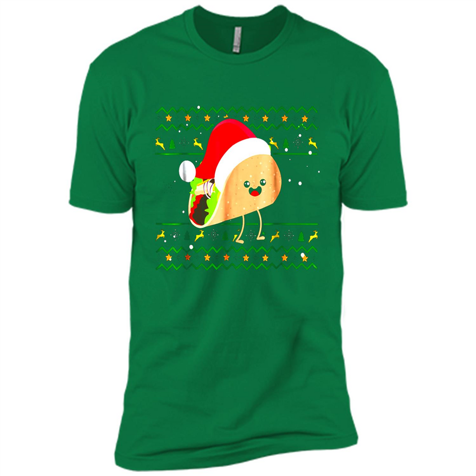 TACO Santa Hat Ugly Christmas shirt Ladies' Boyfriend