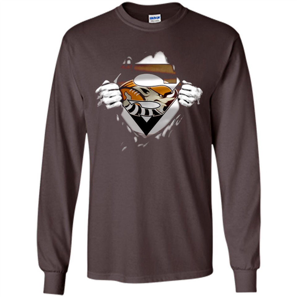 Cleveland Browns And Superman Fans - Long Sleeve T-Shirt
