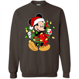 Disney Mickey Mouse Christmas Lights Sweatshirt - Sweatshirt