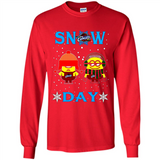 Snow Day Shirt For Cleveland Cavaliers Vs Minion Fans pingpong