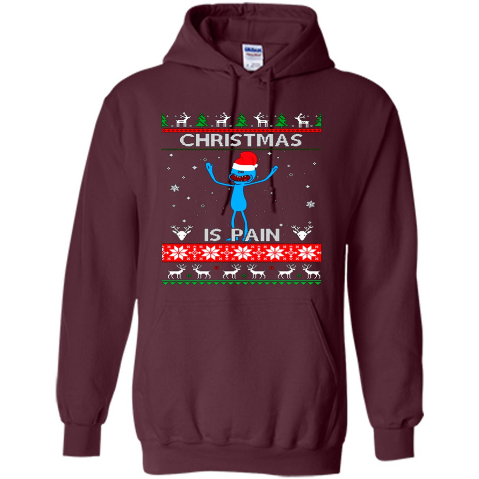 Mr Meeseeks Christmas Is Pain – Rick and Morty Christmas Sweater PINGPONG