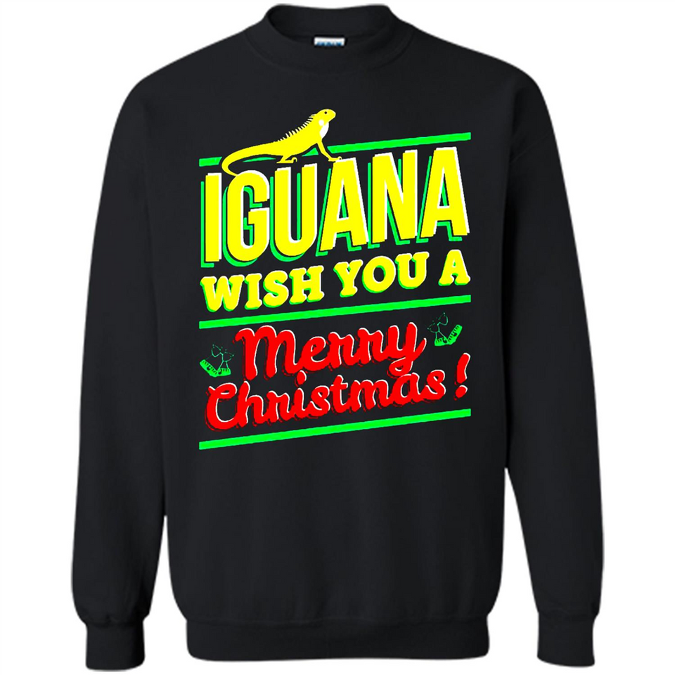 Iguana Wish You A Merry Christmas Animal - Sweatshirt