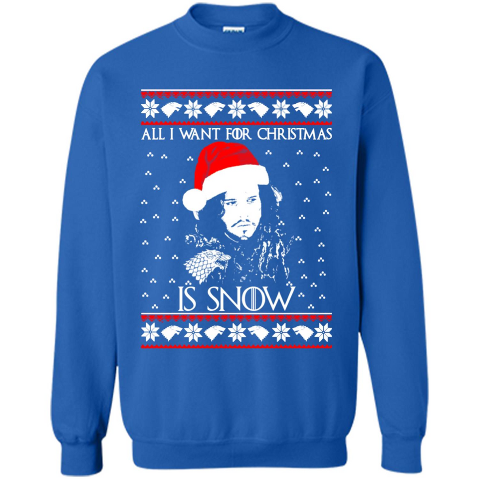 All I Want for Christmas is Snow ugly sweater PINGPONG