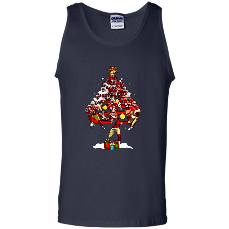 San Francisco 49ers Players Christmas Tree PINGPONG