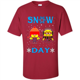 Snow Day Shirt For Dallas Cowboys Vs Minion Fans pingpong