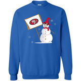 San Francisco 49ers Snowman Funny